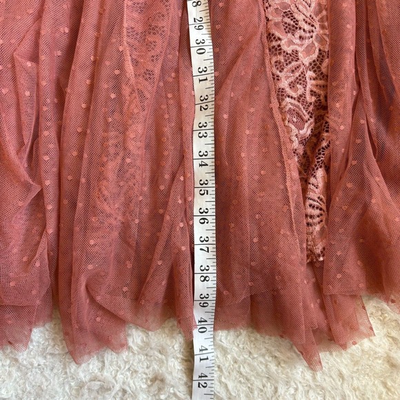 Intimately Free People A Day Out Mesh Lace Maxi Skirt Large Boho Romantic Sexy - Picture 8 of 10